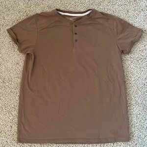 Kenneth Cole Henley Short-Sleeve Shirt